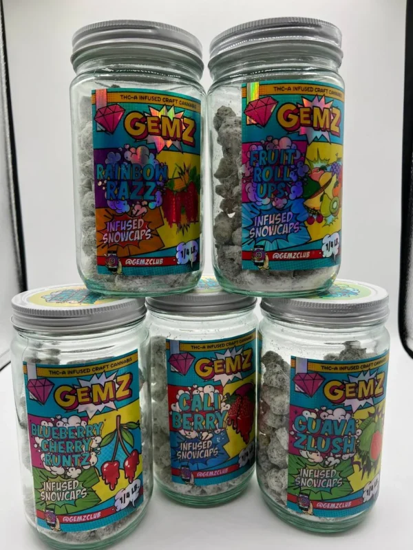 Gemz Infused Snowcaps 1/4 Jars