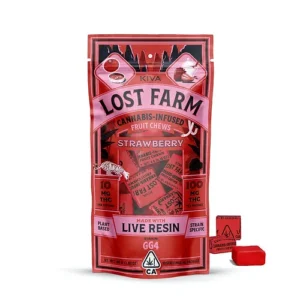 KIVA LOST FARM CHEWS STRAWBERRY | KIVA LOST FARM CHEWS