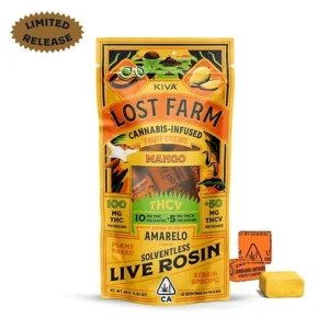 KIVA LOST FARMS LIVE ROSIN CHEWS MANGO