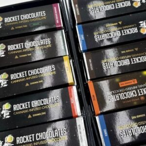 Rocket Cannabis Infused Chocolate 350MG THC – Pack of 10 Bars